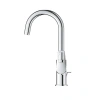 Смеситель д/р Grohe 23763001 BauLoop, L, EcoJoy, ограничитель температуры, рычажный донный клапан