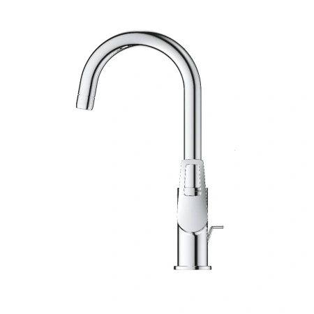 Смеситель д/р Grohe 23763001 BauLoop, L, EcoJoy, ограничитель температуры, рычажный донный клапан