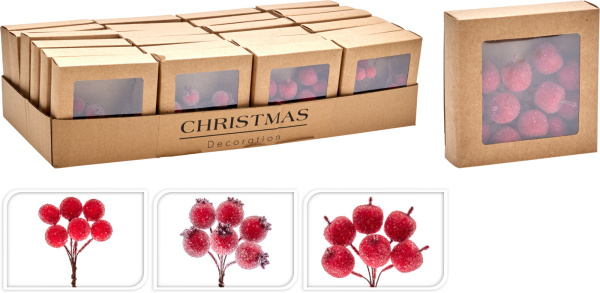 Набор ягод для декора 3 вида в ассортименте MT1001070 К