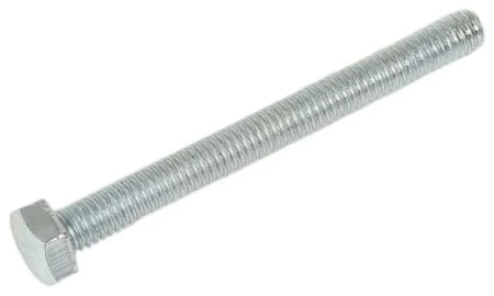 Болт М6х60 мм шестигр., цинк, кл.пр. 5.8, DIN 933 (10 шт в зип-локе) STARFIX
