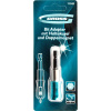 Адаптер для бит с держателем и двойным магнитом,1/4"//GROSS
