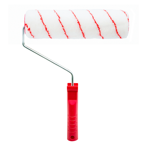 Валик малярный с ручкой "ЭКСПЕРТ" DECOR 2024, длина 240мм, диаметр 38мм