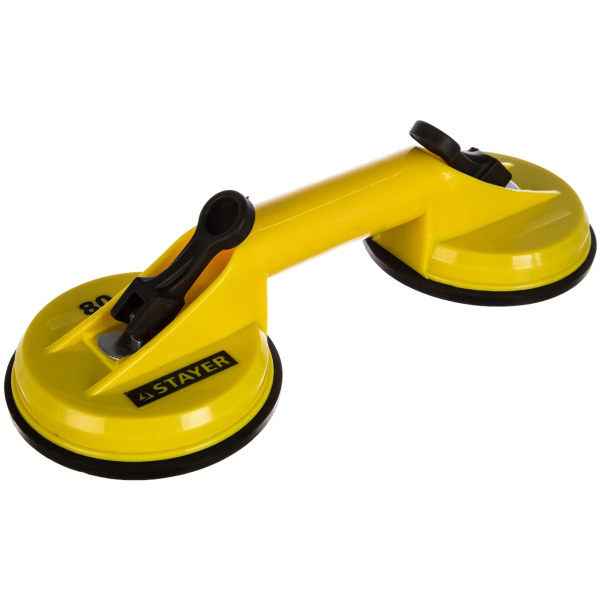 Стеклодомкрат STAYER "MASTER" MAXLift, пластмассовый, двойной, 80кг