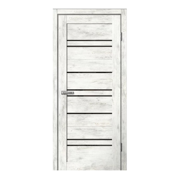 В2 Полотно дверное 600 ель альпийская (черное стекло) В2 Полотно дверное 600 ель альпийская (черное стекло)