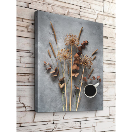 Канвас IDEA Букет сухоцветов 60х90 см CT6-44