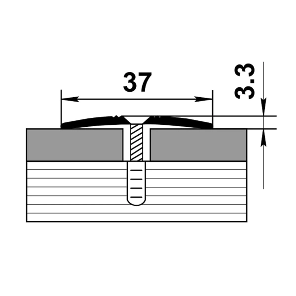 Профиль стыкоперекрывающий ПС 03 1800 050
