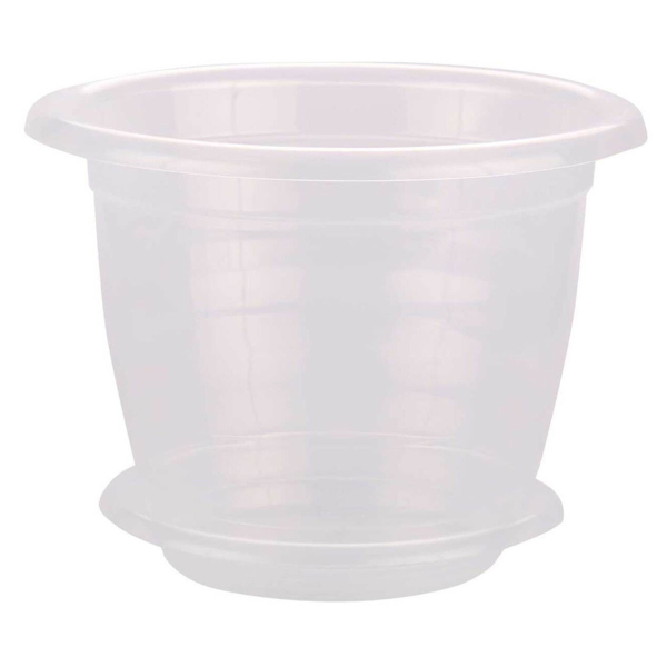 Кашпо для орхидеи D230мм 3,5л с/п прозрачный М7687