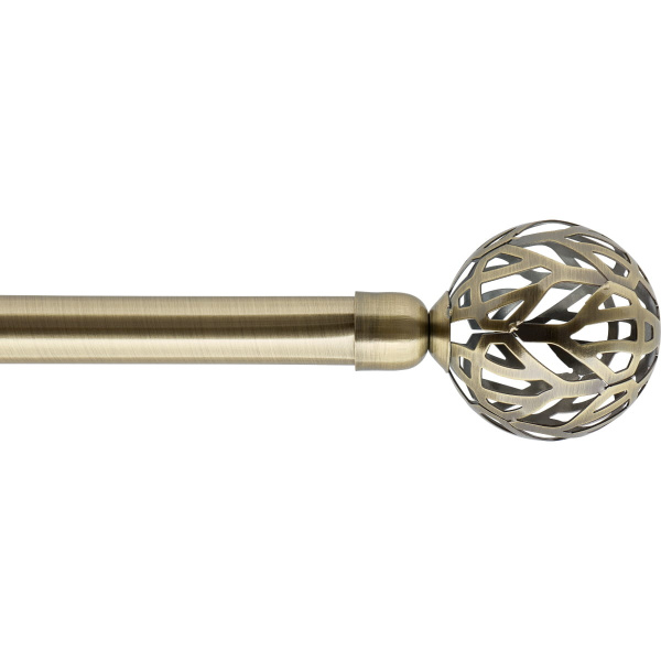 Карниз телескопический одинарный Luance RETRO 120-210 см бронза 7890312097