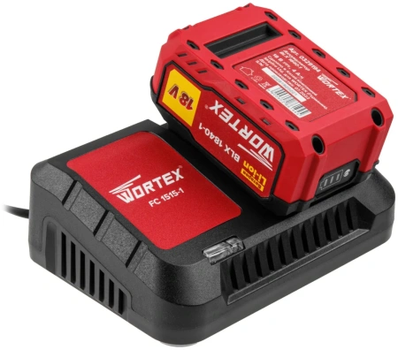 Машина углошлифовальная аккум. WORTEX LX CAG 1812-1 E в чем. ALL1 XLT SET БЕСЩЕТ., 18 В, 125 мм, 800