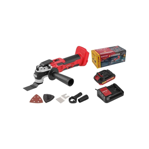 Инструмент многофункциональный (реноватор) аккум. WORTEX CSM 3020 в кор. ALL1 XLT + аксесс. SET, арт