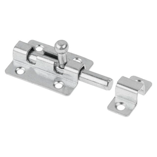 Шпингалет 40 мм, белый цинк STARFIX, арт.SMP-45718-1