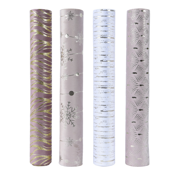 Коврик сервировочный 200х35 см Новогодняя бархат 4 вида в ассорт.668632 Kmg