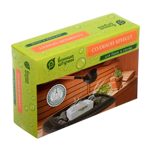 Брикет соляной Банные штучки, 1300 г для бани и сауны  32400