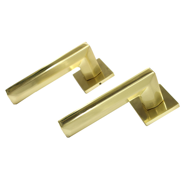 ZQ-328 SG/GP ручка дверная мат./глянц.золото