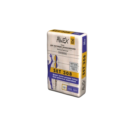 АlinEX клей плиточный Сэт 308 фасовка (25кг)