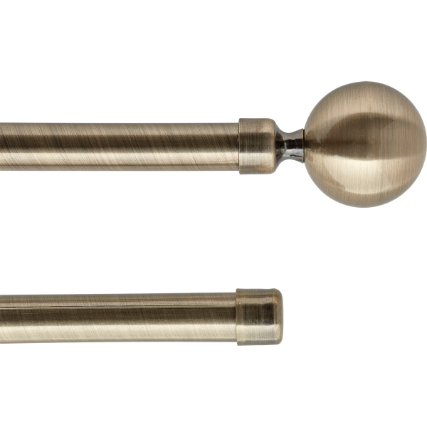 Карниз телескопический двойной Luance PALOMA 120-210 см D19 BRONZE 796212097