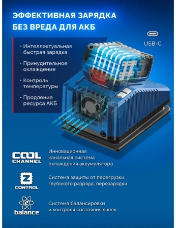 Адаптер для АКБ LMS под инструмент 20V Max, ЗУБР Профессионал (LMS-T7)