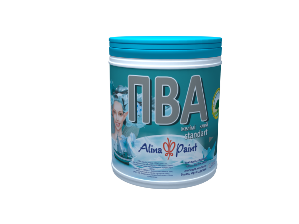 Клей ПВА, Alina Paint Standart, 0,8 кг (линолеум, ковролан)