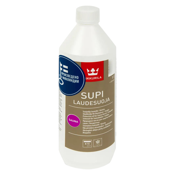 Масло защитное TIKKURILA SUPI LAUDESUOJA защита для полка 1 л Масло защитное TIKKURILA SUPI LAUDESUOJA защита для полка 1 л