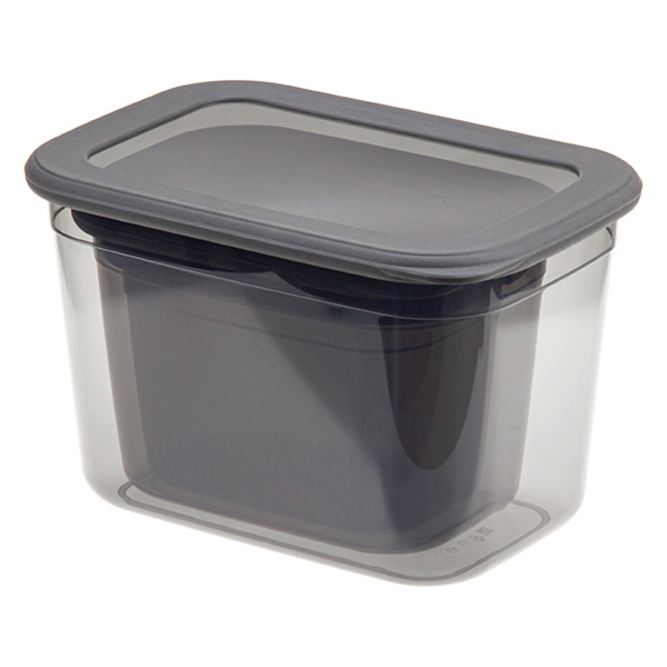 Набор ёмкостей для продуктов РЕСПЕКТ (0,8л+1,3л+2,3л)  Графитовый М 1265