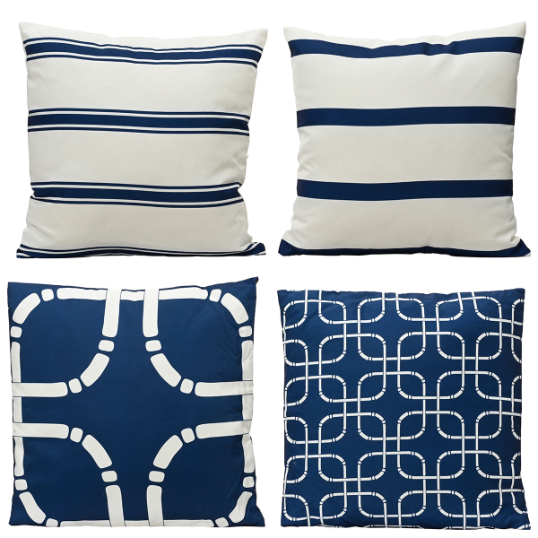 Подушка декоративная Kaemingk Line 45х45 см 4 вида в ассорт. 878448