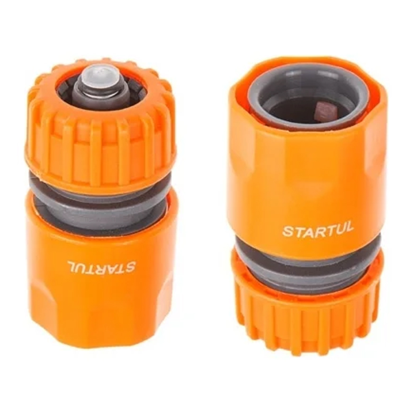 Муфта быстросъемная 1/2"(5/8") с автостоп. STARTUL GARDEN (ST6011-3-1/2)