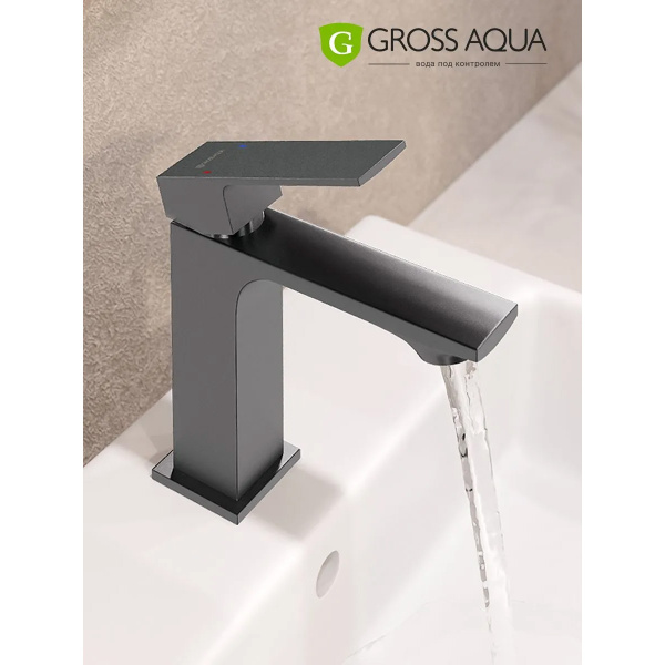 Смеситель д/р GROSS AQUA 6210880GM Грани (Edge)