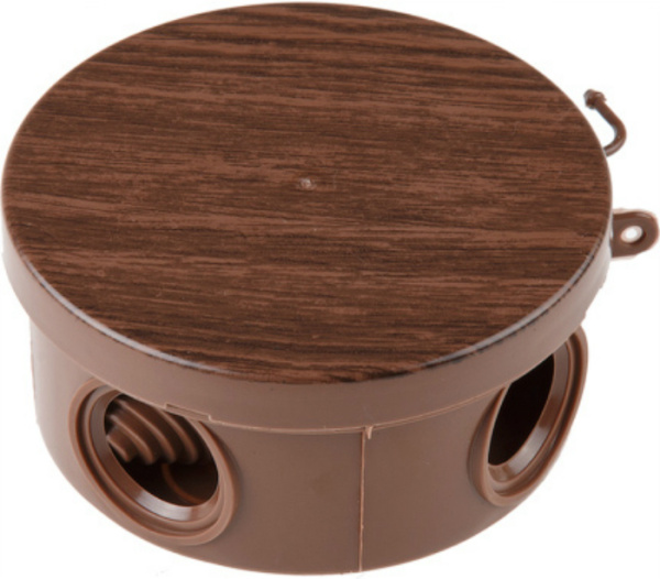 Коробка распределительная ОП 85х40мм, бук, 4 мембр. вх. IP54 ЮПИТЕР