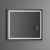 Зеркало АМ.РМ  M91AMOX0803WG универсальное с контурной Led-подсветкой, часами и косметическим зеркал