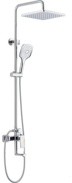 Душевая система со смесителем для ванны, хром ESKO Berlin ST250BR