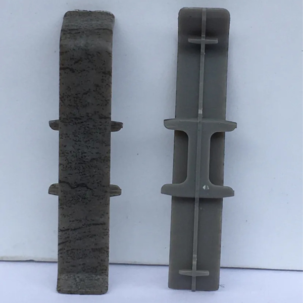 Соединитель для плинтуса 70мм "Деконика", 548 Лофт серый