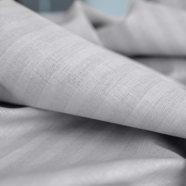 Простыня на резинке Волшебная Ночь Gray Cloud 200х200 см поплин