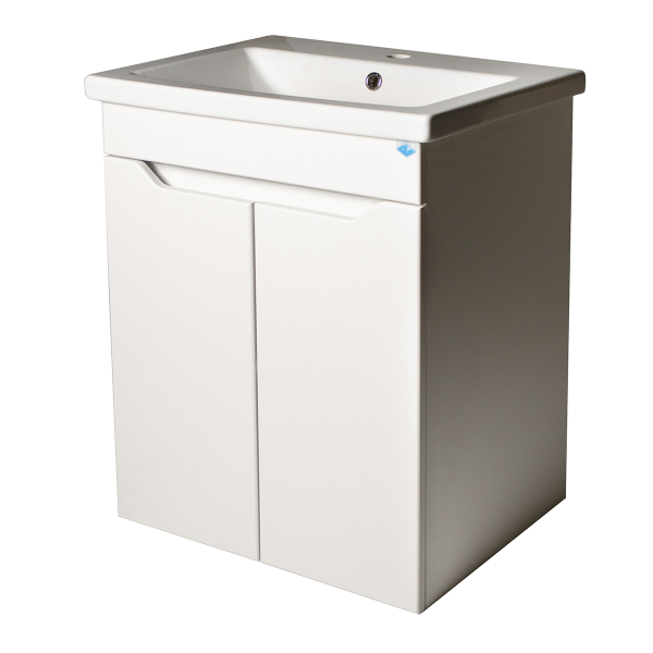 Тумба Модерн Breeze 60, напольная, 2 двери, белая