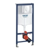 Инсталляция Grohe 38956000 Solido 3 в 1: для подвесного унитаза, накладная панель Skate Air, для мон
