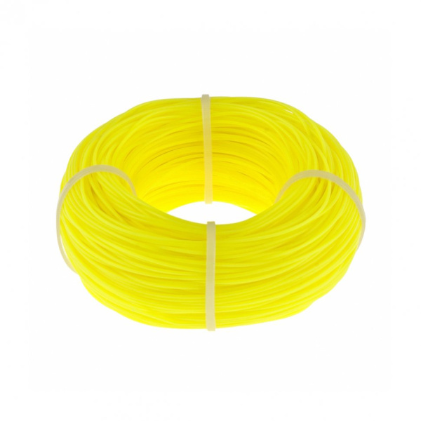 Леска строительная, 100 м, D 1 мм, цвет желтый// Сибртех