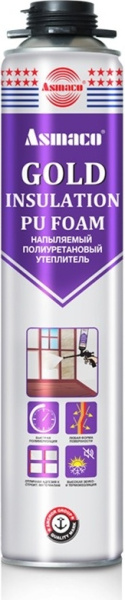 Напыляемый полиуретановый утеплитель Asmaco GOLD INSULATION PU FOAM -