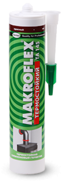 Герметик Makroflex TA 145 300мл термост. красный Haat-resistant Red Герметик Makroflex TA 145 300мл термост. красный Haat-resistant Red