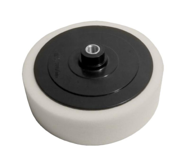 Диск полировочный поролоновый, гайка М14, 125х50 мм