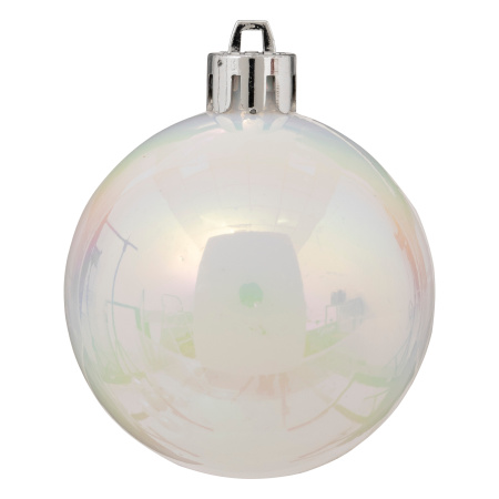 Набор елочный украшений Atmosphera 18 шт со звездой серебристо-белый 113044AB