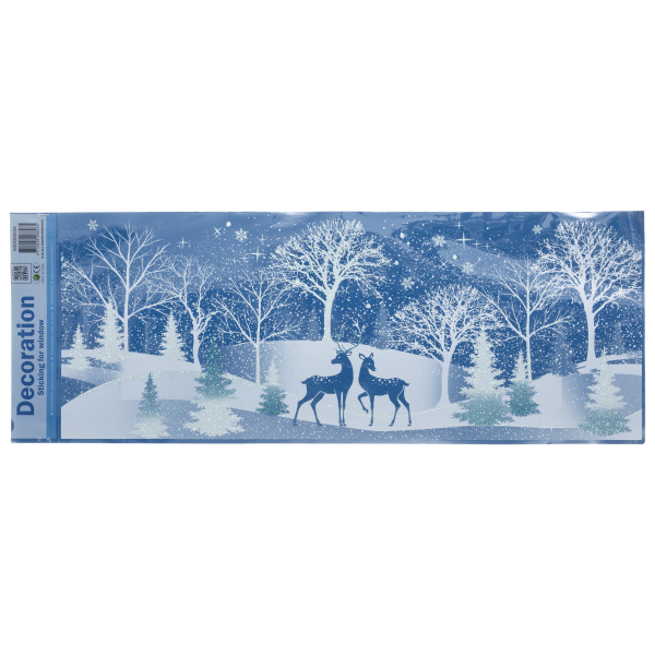 Наклейки на окна Feeric Банер 60 см 4 вида в ассортименте 162639