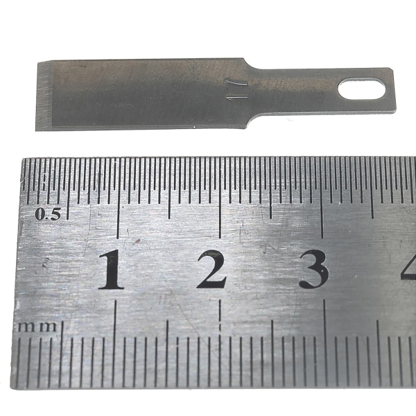 Лезвия для ножа макетного, набор 5шт., 6 мм, прямоугольные