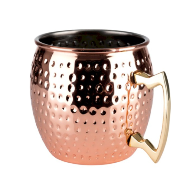 Кружка для коктейля 500мл O9x10см MOSCOW MULE медь