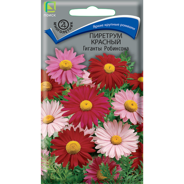 Семена Цветы Пиретрум красный Гиганты Робинсона ЦП 0,2гр Поиск