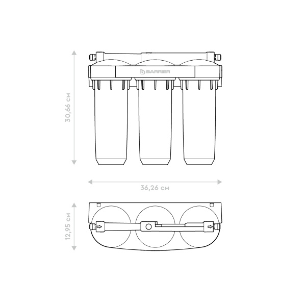 Водоочиститель Барьер Профи Жесткость Сити