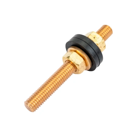 Шпилька латунная 8 мм с гайками для унитаза (2 шт.), MP