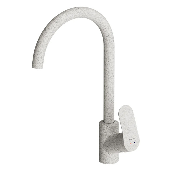 Смеситель д/к AM.PM F8007133 Like смеситель для кухни, элегантный белый, шт,