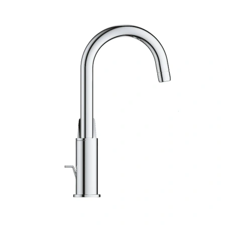 Смеситель д/р Grohe 23763001 BauLoop, L, EcoJoy, ограничитель температуры, рычажный донный клапан