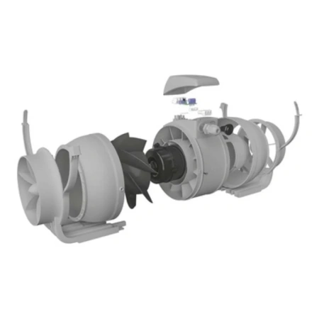 Вентилятор канальный TYPHOON 125 2SP, 2скор., D125, ERA PRO