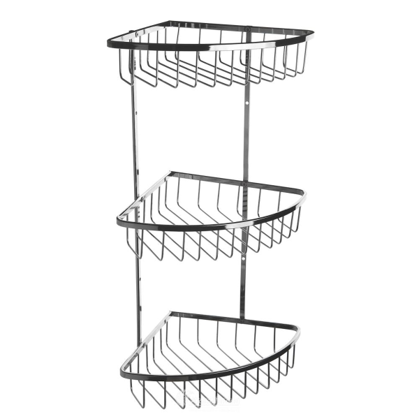 Полка угловая 3-ая прутья нерж 201 A-26