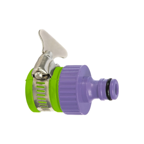 Адаптер пластмассовый, 3/4 с внешним хомутом// Palisad